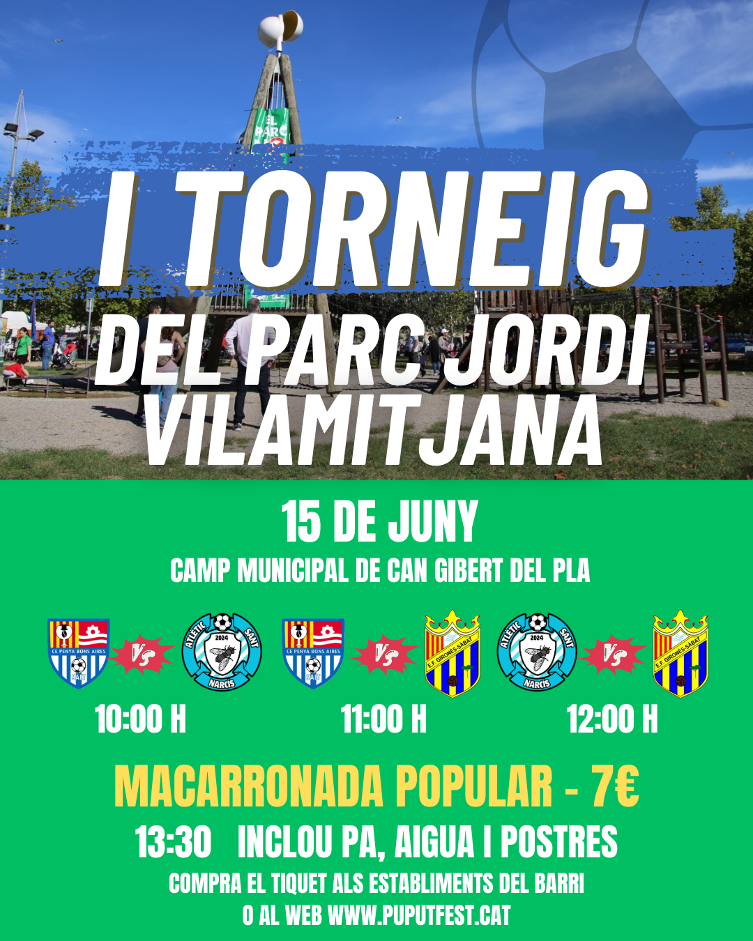 Macarronada popular - Puput Fest - El parc no es toca
